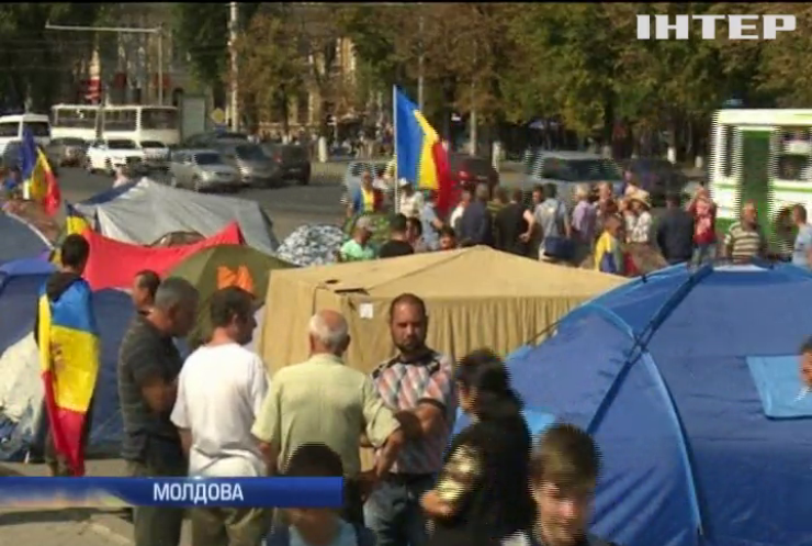 У Молдові протестувальники облаштували польову кухню