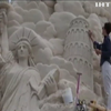 У США будують найбільший замок із піску