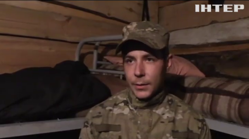 На Донбассе пограничники готовят лагерь к зиме (видео)