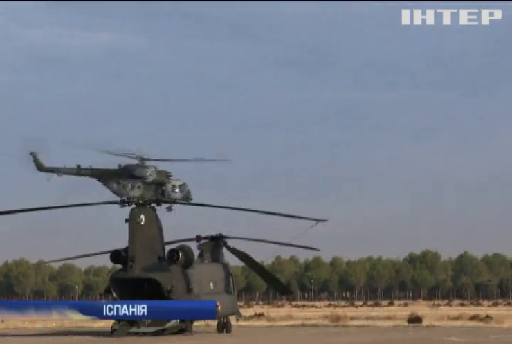 Армії НАТО тренували десантування з гелікоптерів
