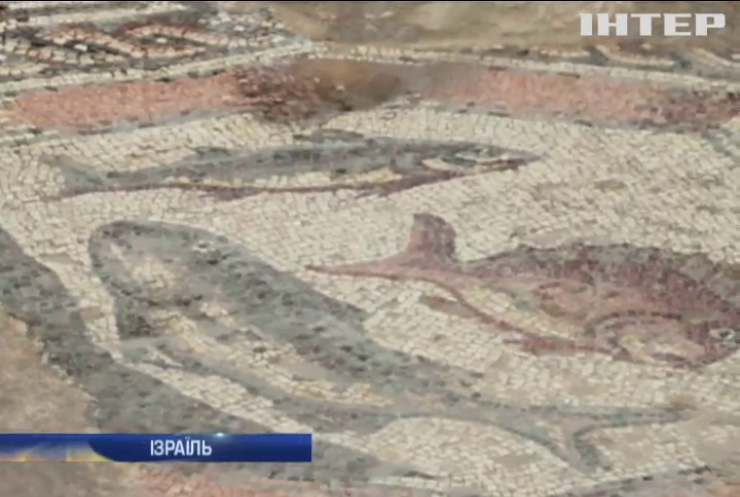 В Ізраїлі представили мозаїку часів Візантії