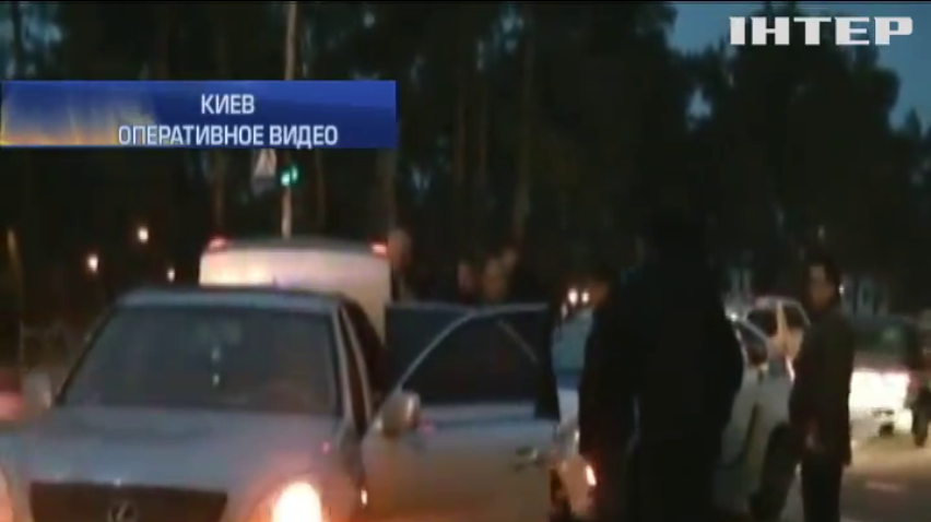 В Киеве во время нападения ранен полицейский