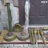 У Мар'їнці виявили схрон із гранатами з Росії