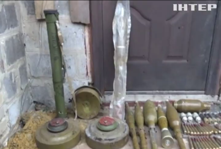 У Мар'їнці виявили схрон із гранатами з Росії