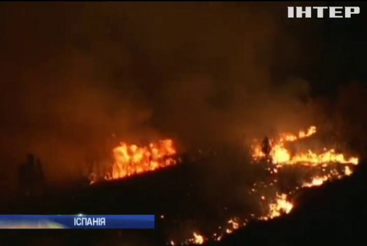 В Іспанії евакуюють людей через лісові пожежі