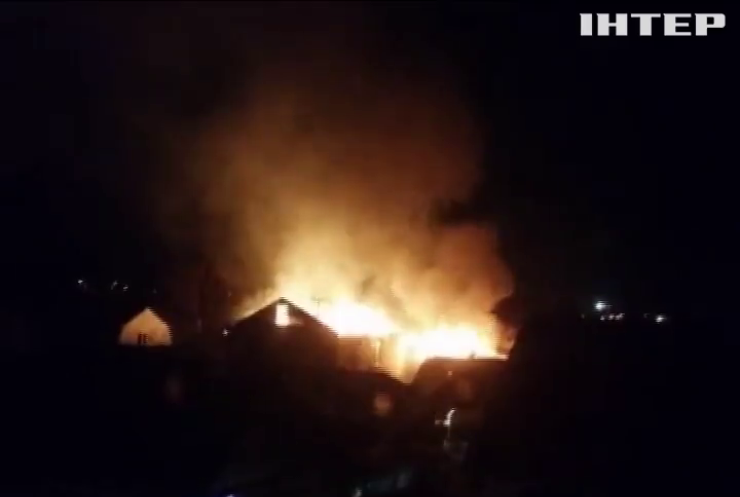 В Одессе горели три дома из-за фейерверков