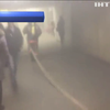 У метро Києва згорів намет у переході