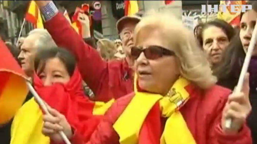 У Барселоні мітингували проти відділення Каталонії