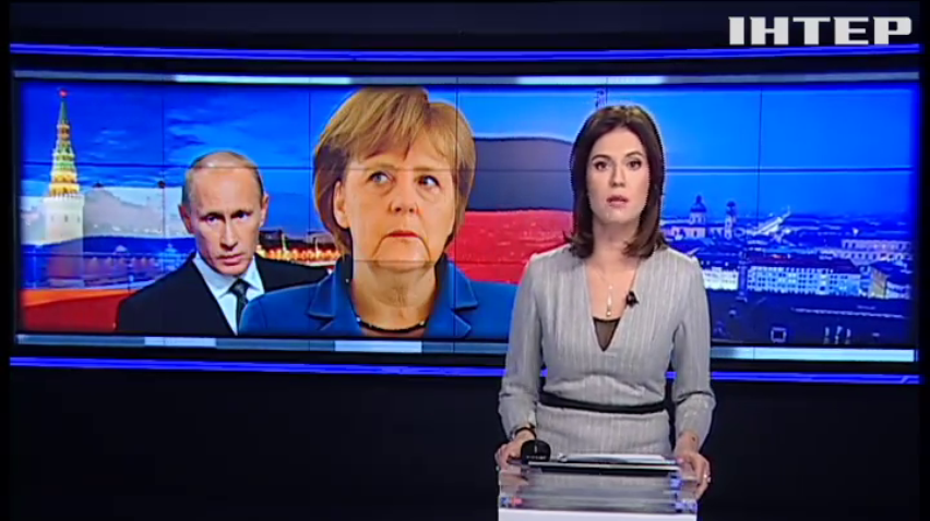 Меркель призывает Россию повлиять на боевиков на Донбассе