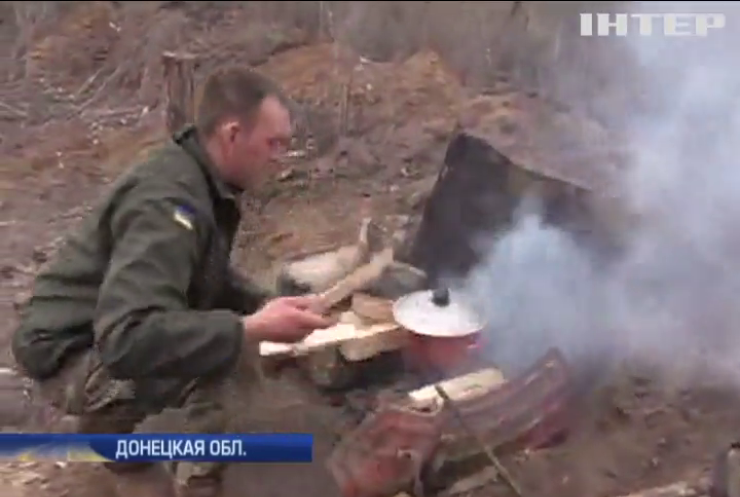 На Донбассе противник проводит учения на линии фронта