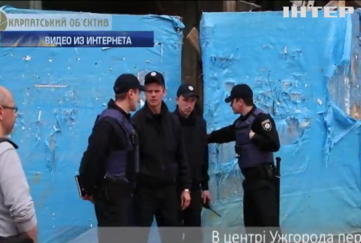 В Ужгороде депутат стрелял в активиста на стройке