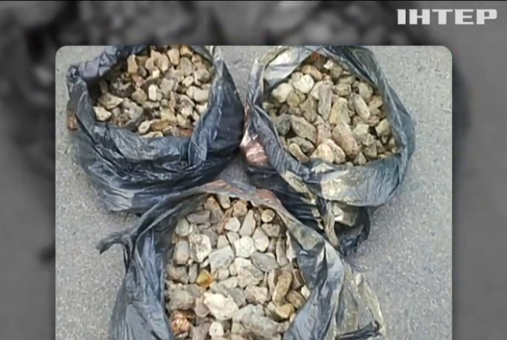 На Рівненщині затримали авто з 28 кг бурштину
