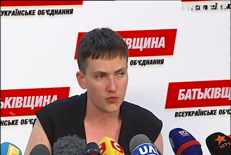 Савченко готова вести переговори про звільнення полонених на Донбасі