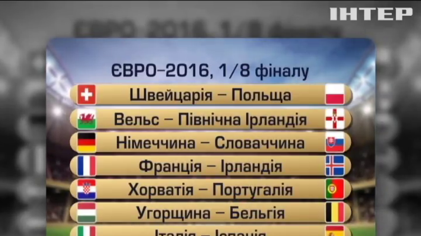На Євро-2016 розпочинаються матчі на виліт
