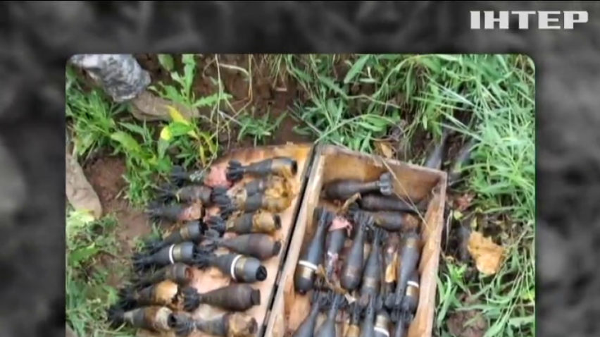 На Донеччині виявили схрон зі снарядами та мінами