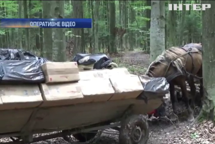 На Буковині контрабандні цигарки перевозили на підводах