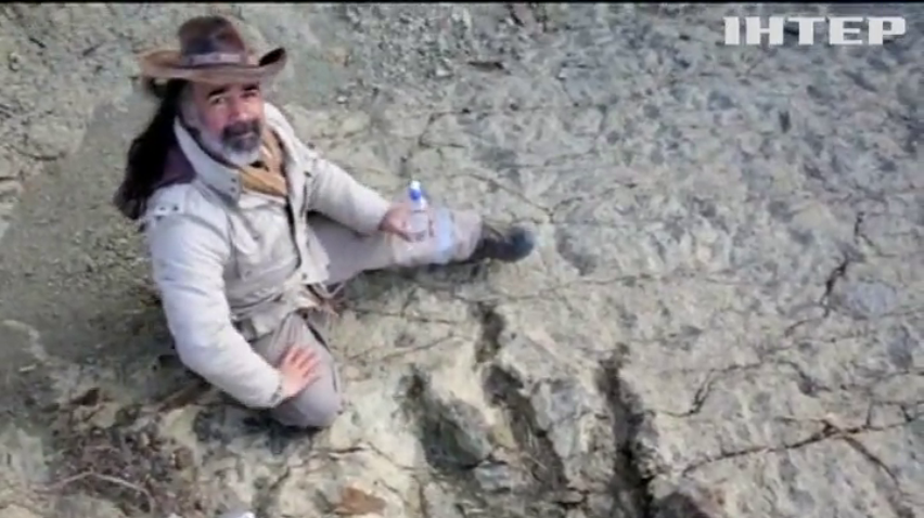У Болівії знайшли гігантський слід динозавра