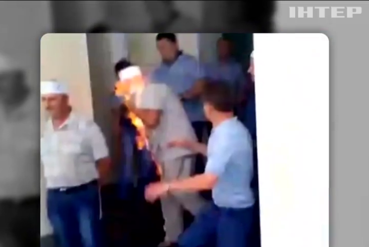 Шахтер из Донбасса пытался сжечь себя в Минэнерго