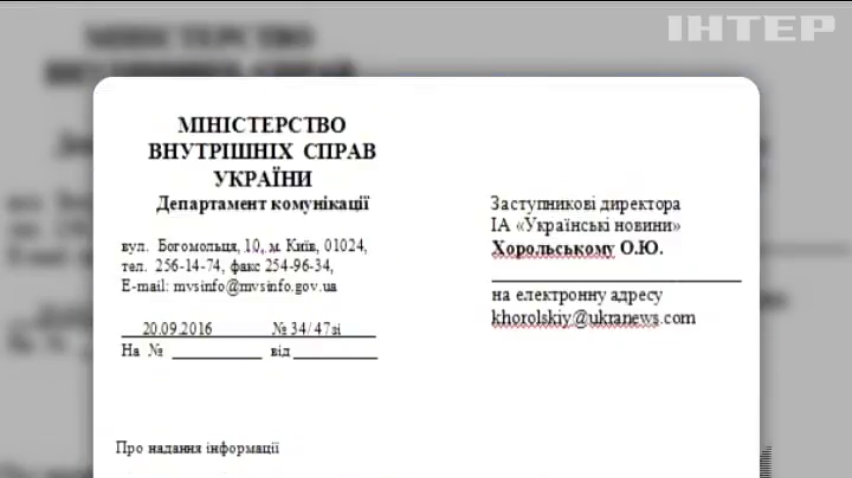 МВД скрывает информацию о личном оружии Авакова