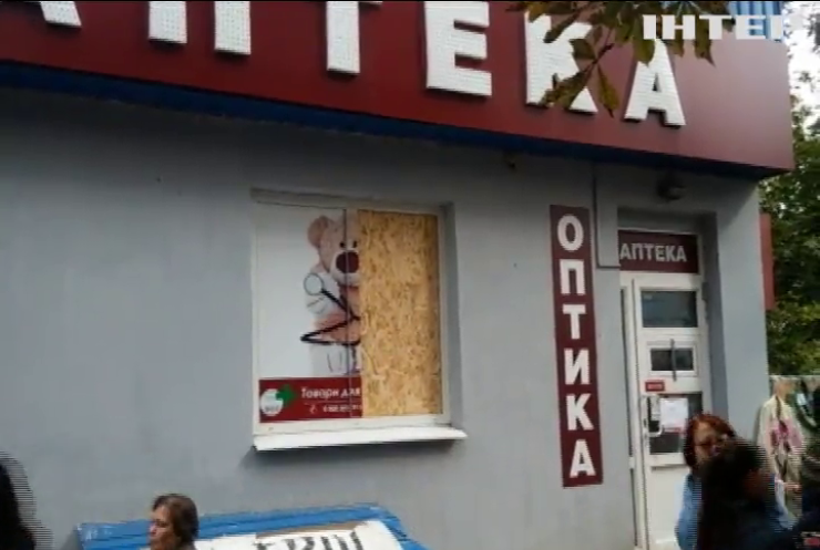 В Харькове ночью в аптеку бросили гранату