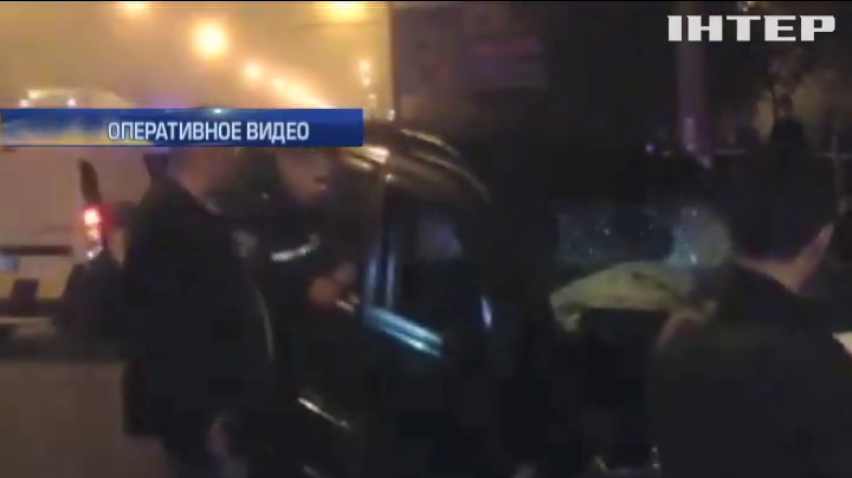 В Белой Церкви "Мерседес" врезался в патрульную машину, трое погибших