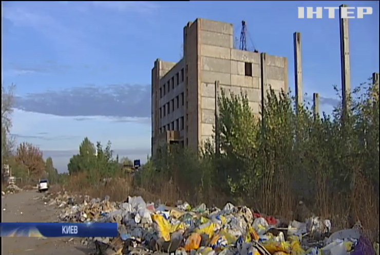 Киев погряз в мусоре (видео)