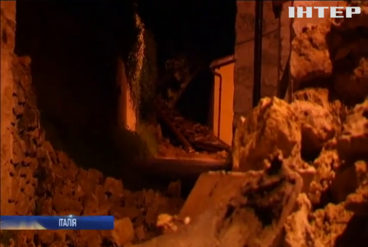 В Італії землетруси пошкодили старовинні будівлі