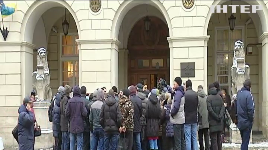 У Львові селяни протестують проти будівництва сміттєсортувальної лінії