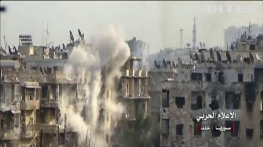 Сирійська та російська армії продовжать бомбардування Алеппо