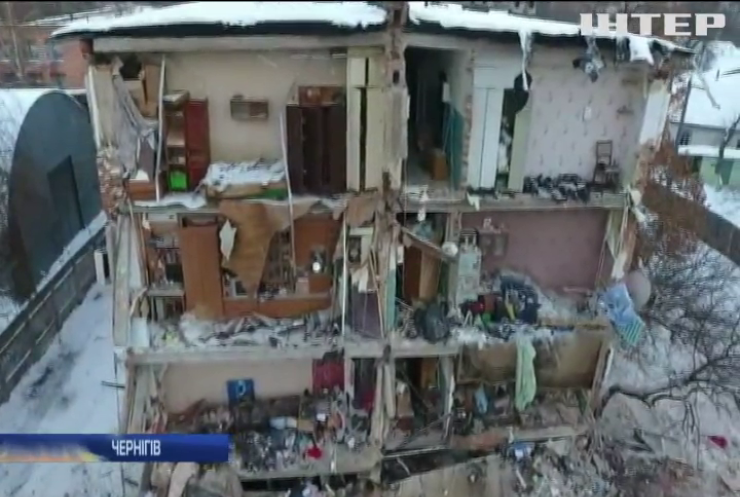 Зруйнований будинок у Чернігові не будуть відновлювати