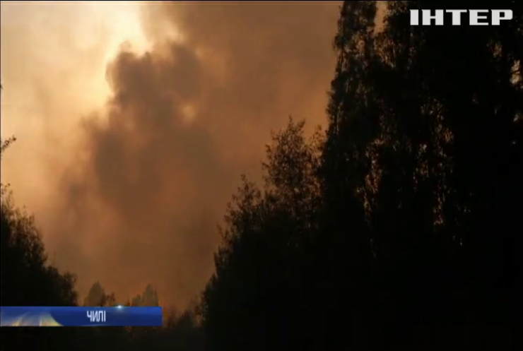 У Чилі через сильну пожежу евакуювали 4 тисячі людей