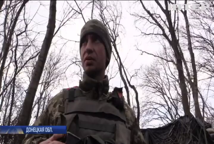 Под Авдеевкой блиндажи военных заливает талой водой