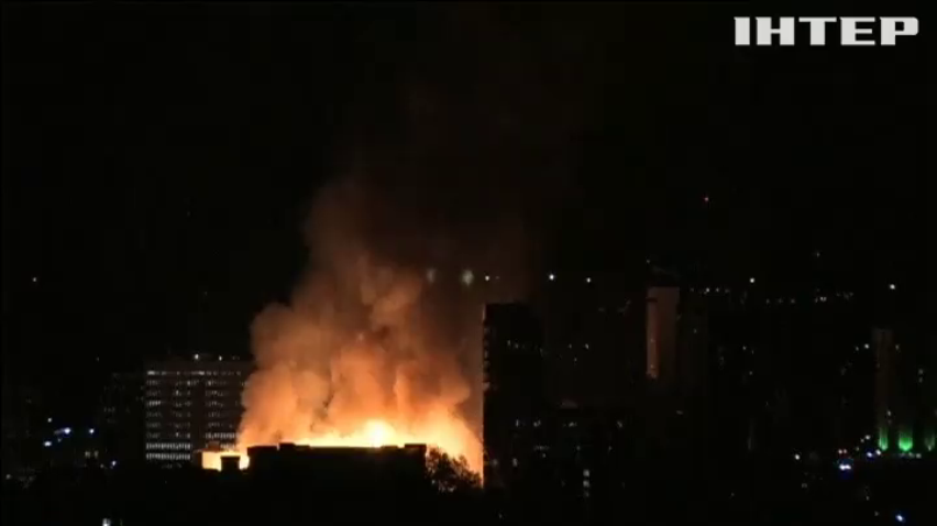У США палала недобудована багатоповерхівка