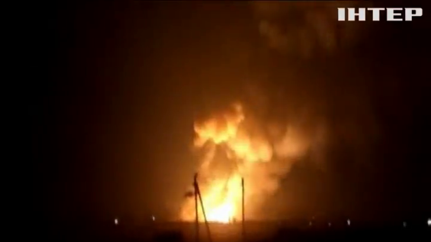 На Харківщині евакуювали 15 тисяч людей через пожежу на складі боєприпасів