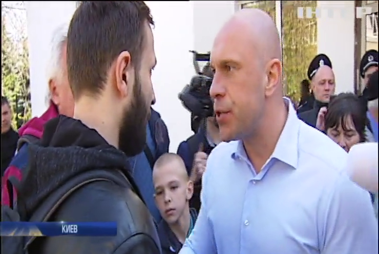Илья Кива угрожал участникам акции протеста под зданием МВД
