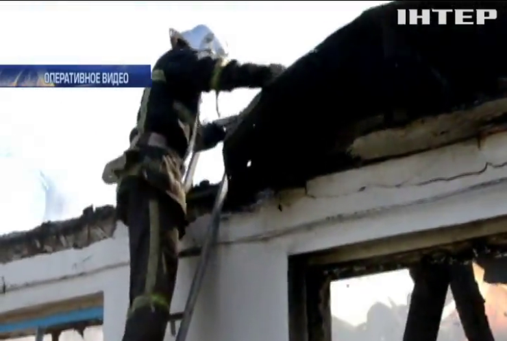 В Ривненской области пожар уничтожил сельскую школу