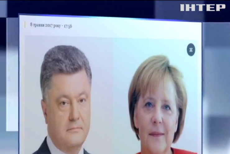 Порошенко и Меркель обсудили пути урегулирования конфликта на Донбассе