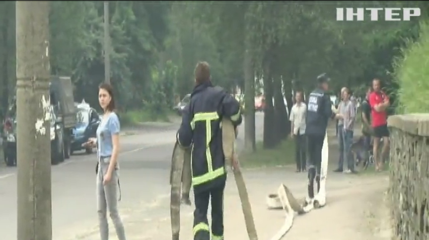 У Рівному сталася пожежа на території військової частини
