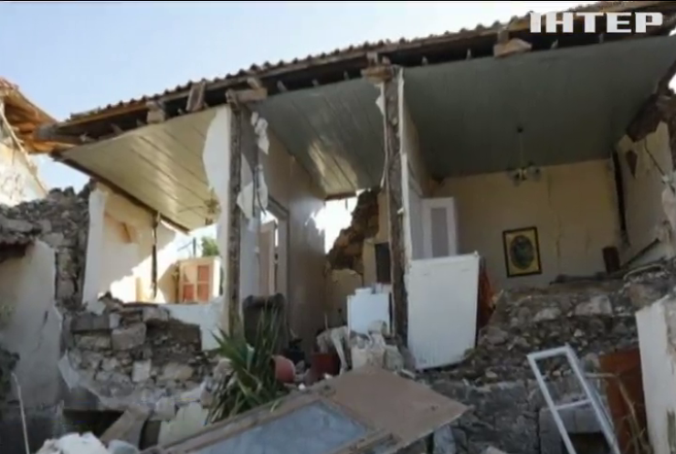 На острові Лесбос зруйновані десятки будинків через землетрус 