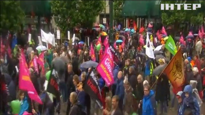 В Германии не утихают демонстрации против политики "Большой двадцатки"