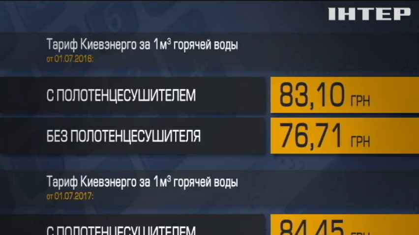 В Киеве подорожает горячая вода, но отопление станет дешевле