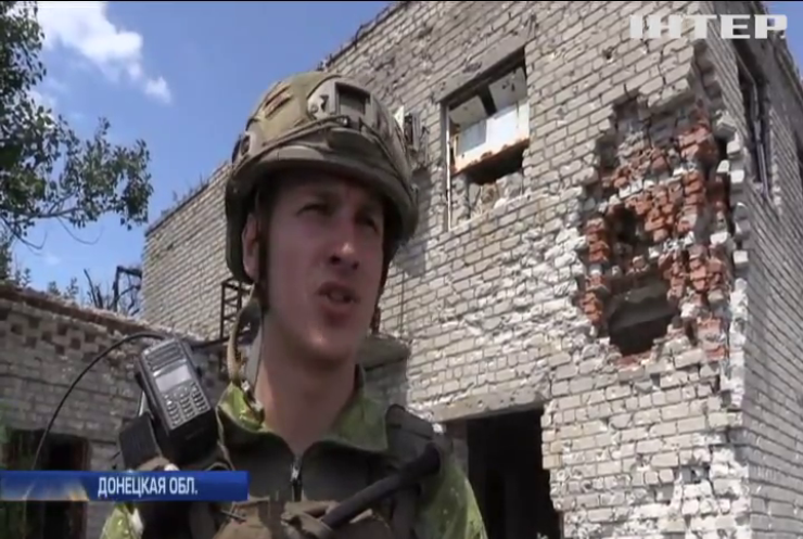 Прикрываясь инженерными работами боевики обстреливают защитников Украины