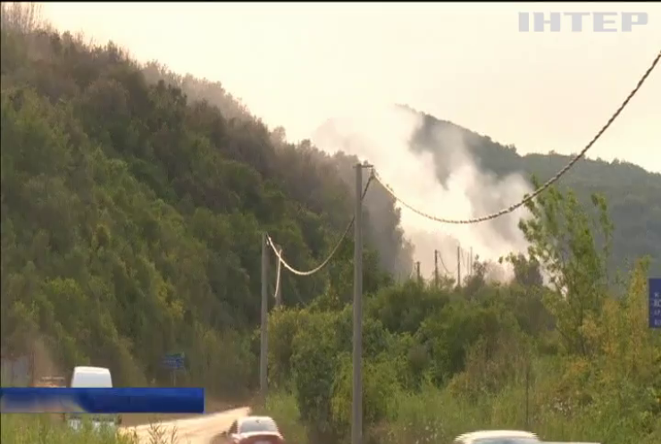 Україна відправила літак для гасіння пожежі в Чорногорії