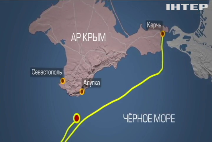 У берегов Крыма перевернулся африканский сухогруз