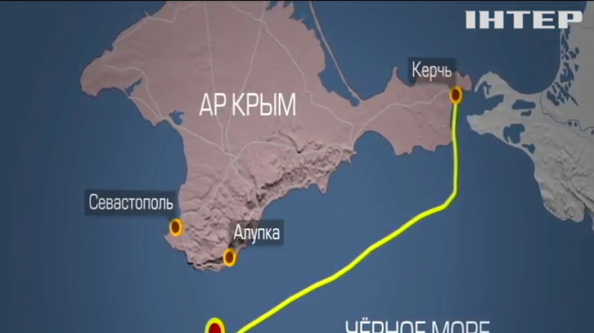 У берегов Крыма перевернулся африканский сухогруз