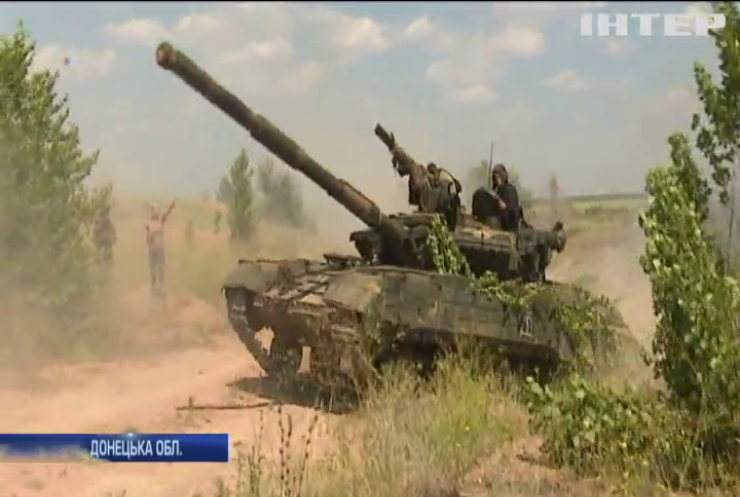 Українські танкісти тренуються давати відсіч противнику