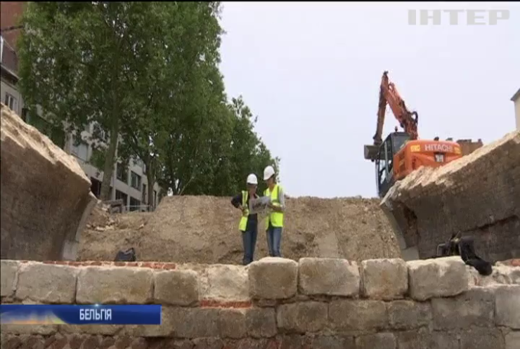 В Бельгії під час будівництва знайшли мур 16 століття