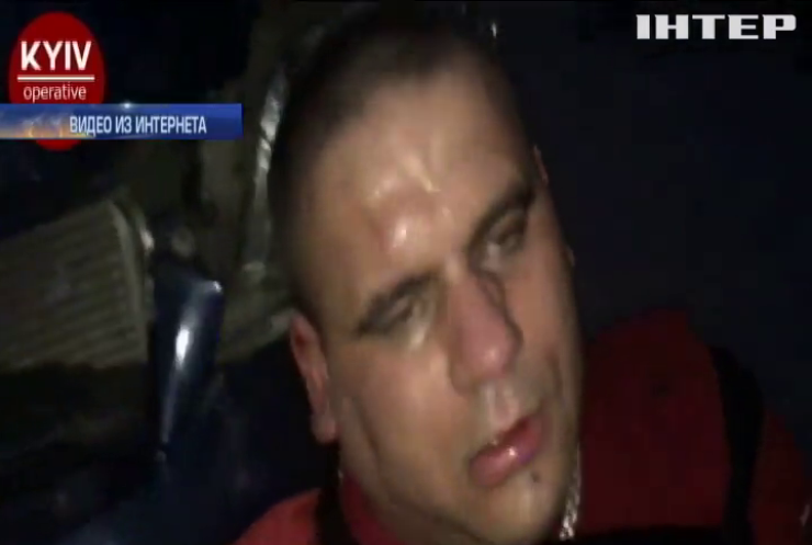 В Киеве пьяный водитель попал сразу в 4 ДТП