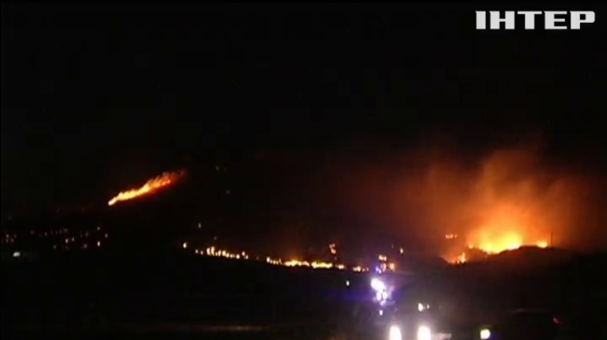 В Іспанії на боротьбу з лісовими пожежами задіяли 11 машин
