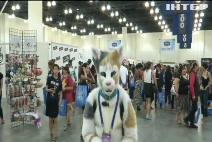 У США любителі котів одягли "котячі" костюми (відео)